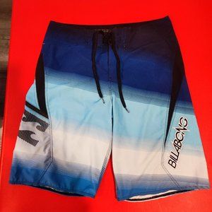 Billabong Platinum X Stretch blue shades board short men's size 32